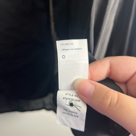 Paige black Selene Blouse size large - Picture 10 of 12